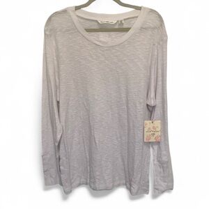 New with Tags Y2K Derek Heart White Long Sleeve Shirt